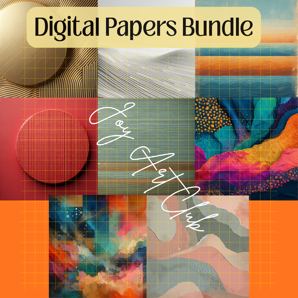 JAC - Mini Bundle Digital Papers Set - #Whispered Hues