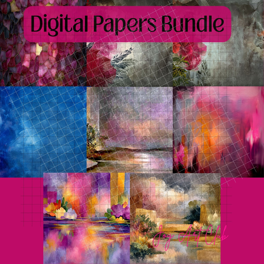 JAC - Mini Bundle Digital Papers Set - #Beautiful Babes