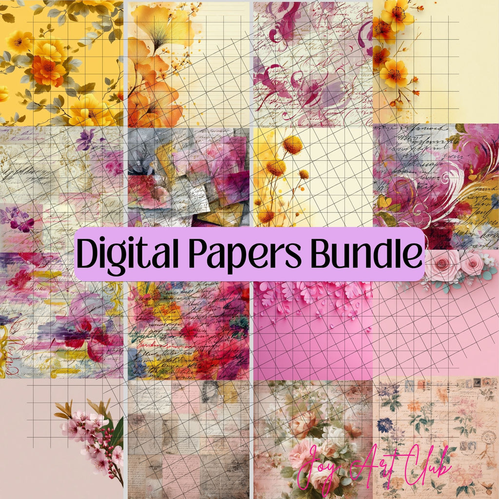 JAC - Standard Bundle Digital Papers - #Happy Papers
