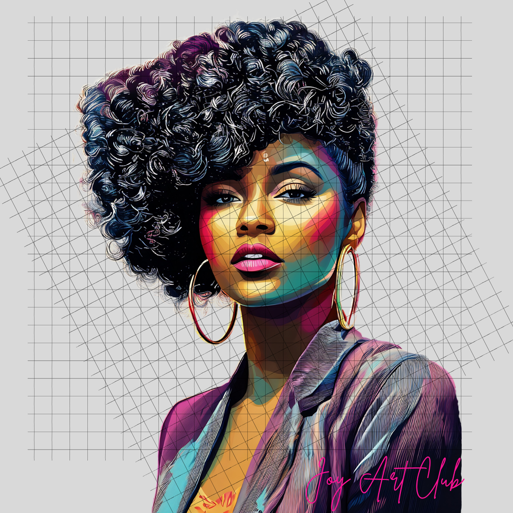 JAC - Black Woman Art - Clipart Bundle PLR / DFY - #Poppin Sistas